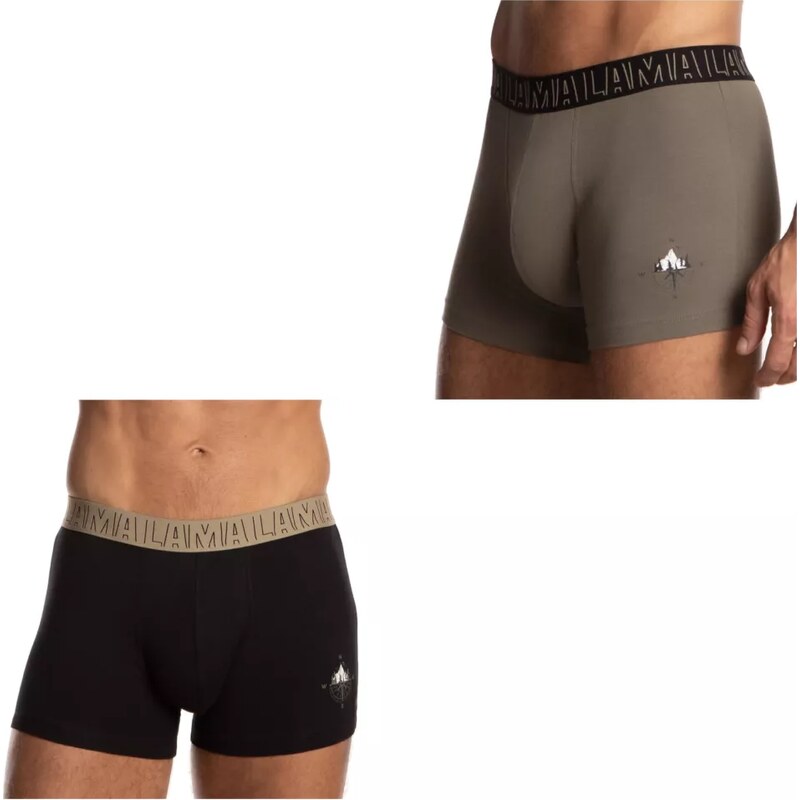 LAMA Pánske boxerky 2 pack 1058 SZG 63054284