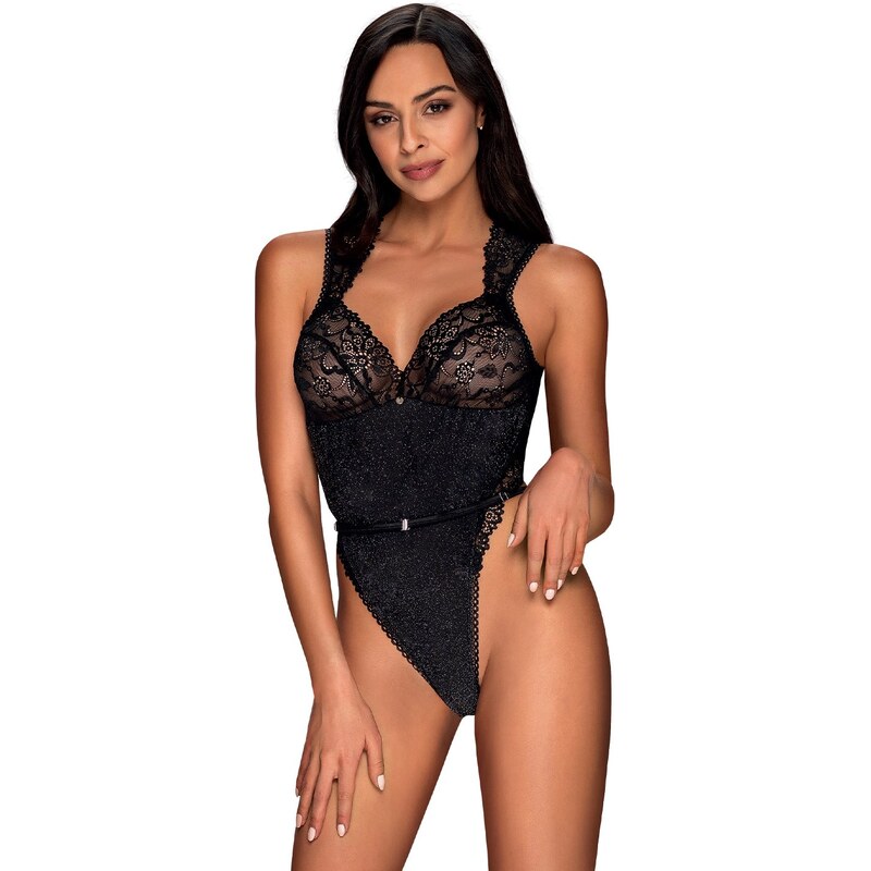 OBSESSIVE Dámske body Czarne 63764788