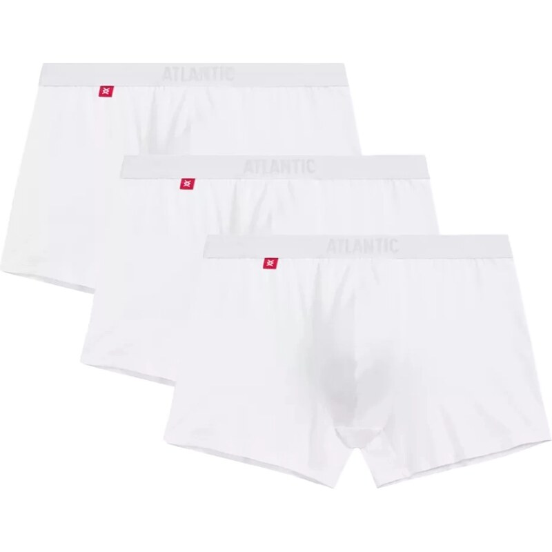 Atlantic Pánske boxerky 011 white 64980507