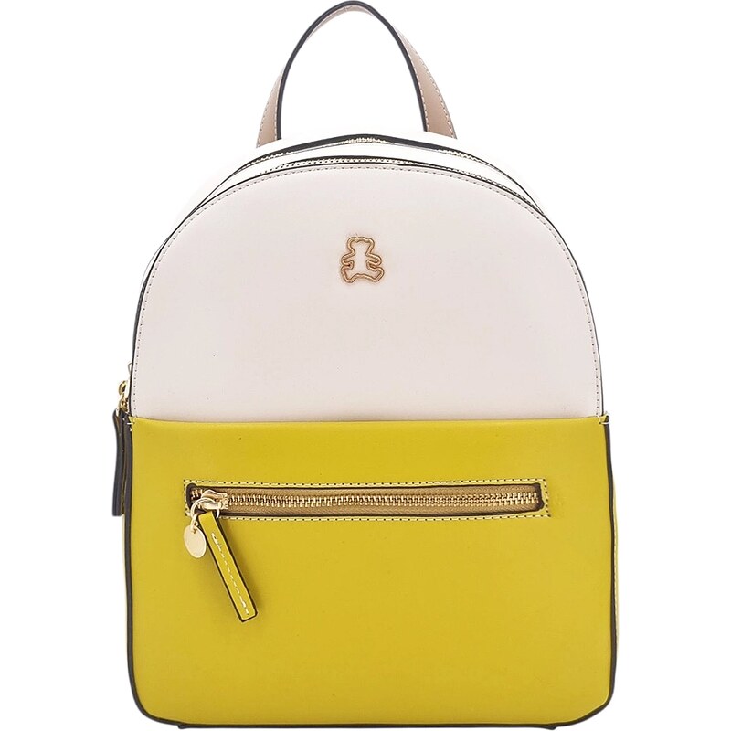 Trendy dámsky batoh žltý 3SGFS 66820957
