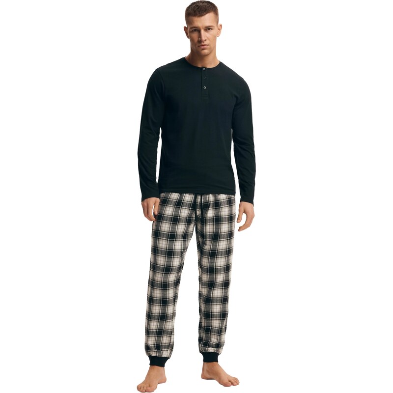 HENDERSON Pánske pyžamo Noir 43457 66991696