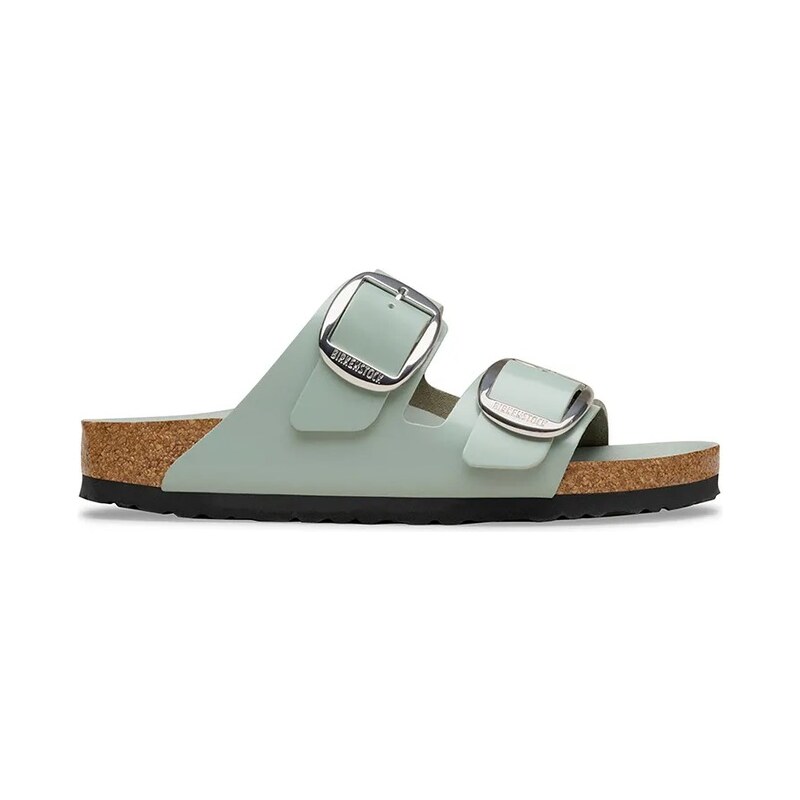 Birkenstock šľapky na plochom podpätku dámske kožené Arizona Big 68216640