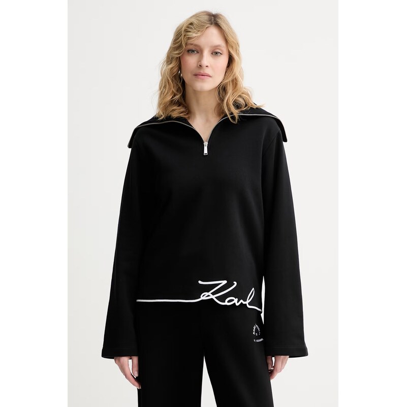 Dámska mikina s bavlnou Karl Lagerfeld 68323566