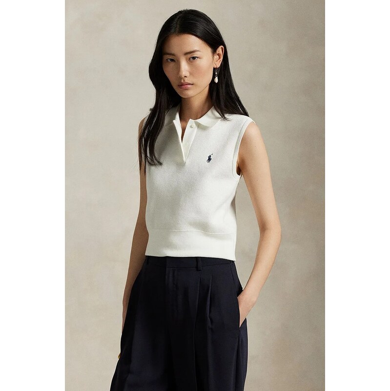Polo Ralph Lauren vesta dámska s bavlnou 63517476