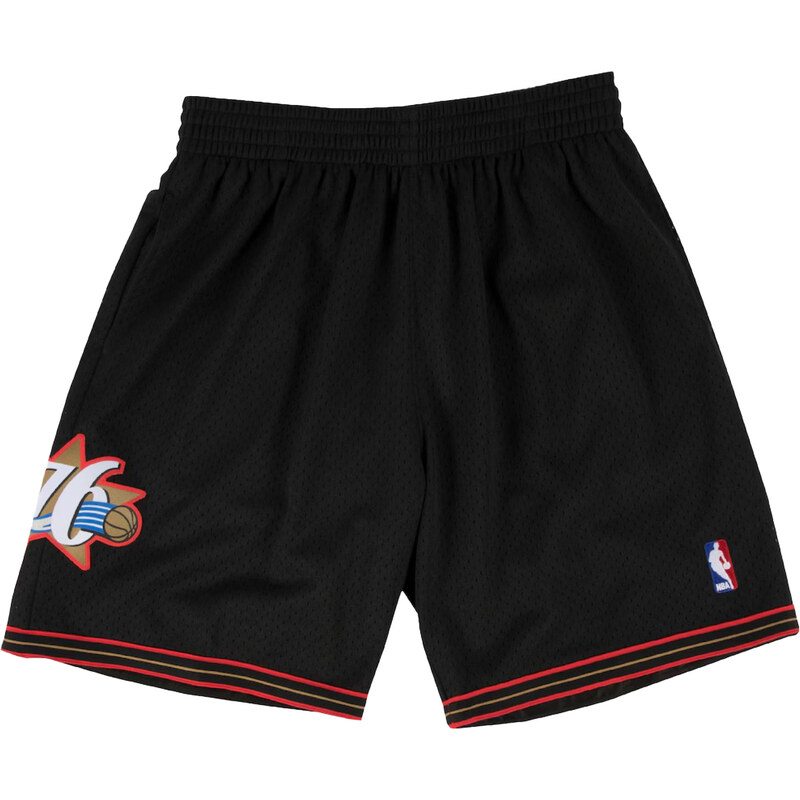 Mitchell & Ness NBA 76ers 00-001 Swingman Road Shorts - Pánske - 68216965