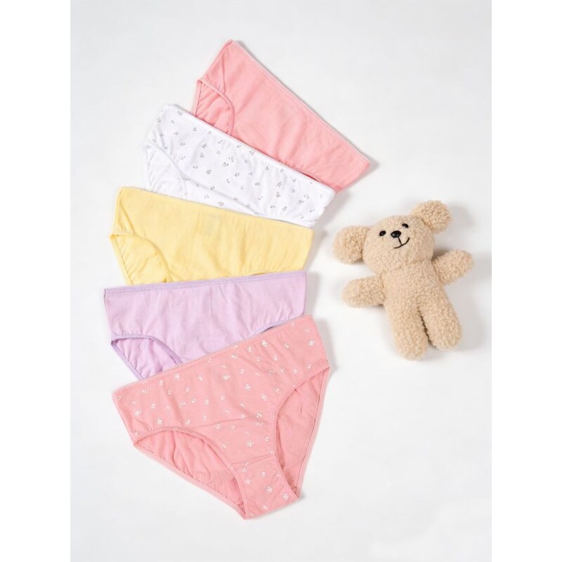 Sinsay - Súprava 5 nohavičiek - viacfarebná 67543562