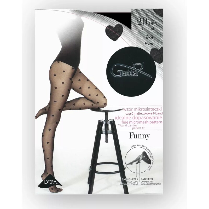 GATTA Dámske pančuchové nohavice Funny 08 62233937