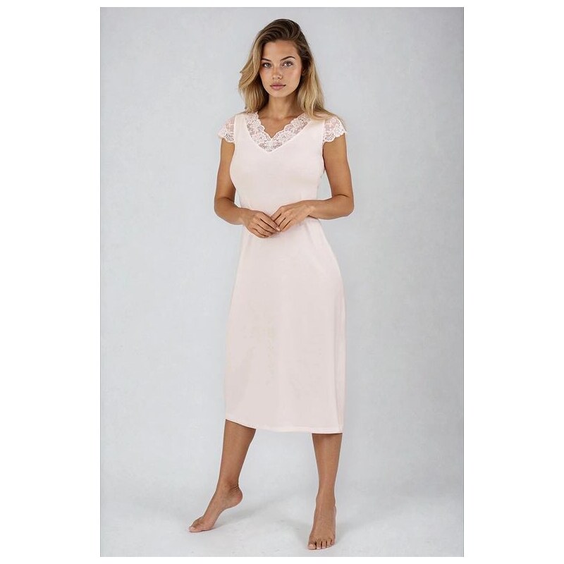 Kalimo Dlhá nočná košieľka Langu ecru 68217851