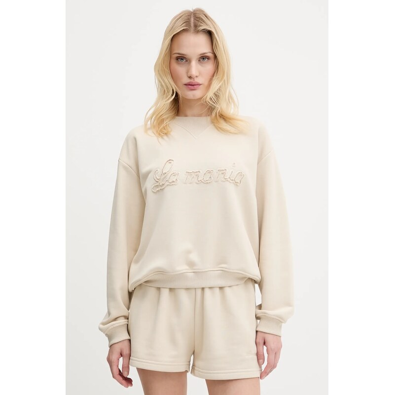 La Mania oversize mikina dámska s bavlnou 63889273
