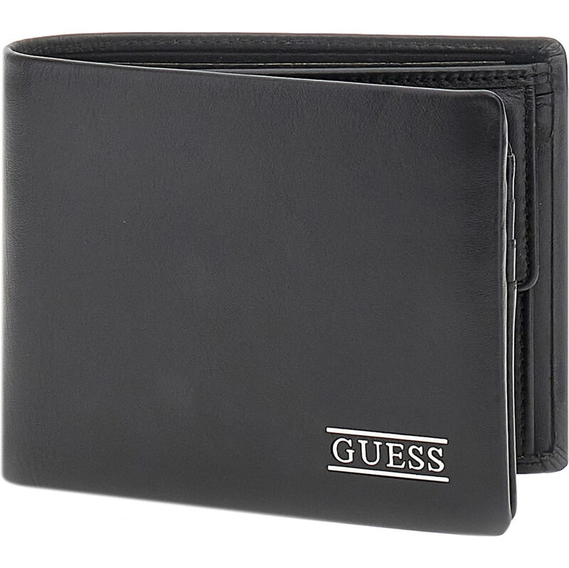 Guess Pánska kožená peňaženka SMNEBRLEA24-BLA 68218016