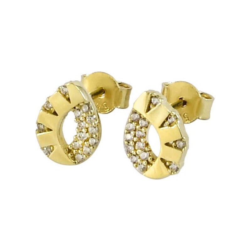 Zlaté náušnice Glare 1020 68218231