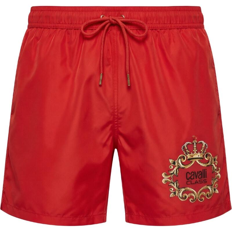 CAVALLI CLASS Logo Red plavky 67782399