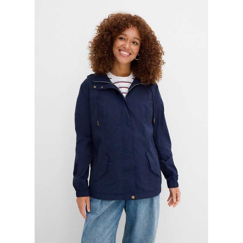 bonprix Ľahká prechodná bunda, farba modrá 44731988