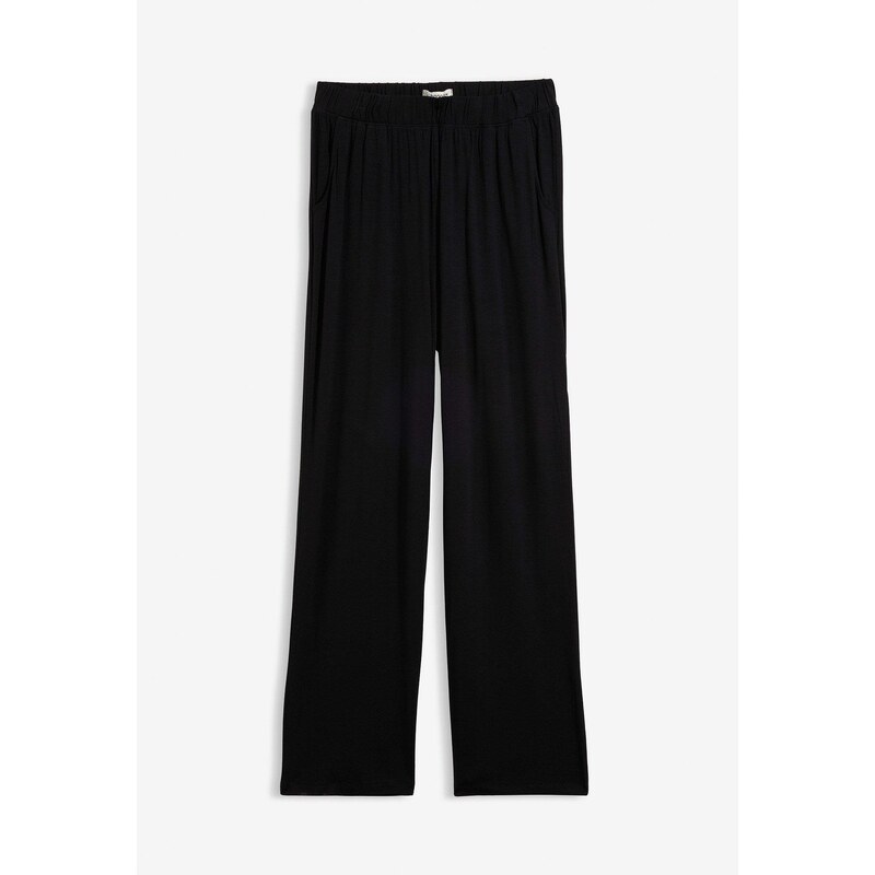 bonprix Džersejové nohavice, farba čierna 44734919