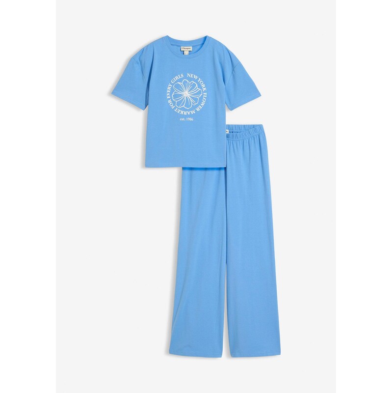 bonprix Tričko a džersejové nohavice (2-dielna sada), z elastického 68219350