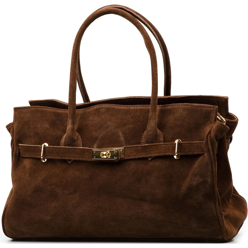 Blaire Predvádzacia kožená kabelka Selma hnedá 68220395