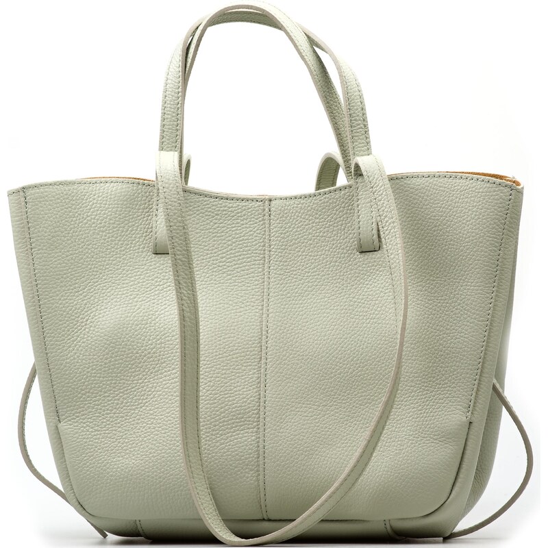 Blaire Kožená kabelka Lea svetlo zelená 68220398