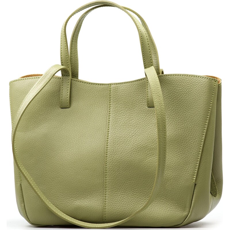 Blaire Kožená kabelka Lea zelená 68220399