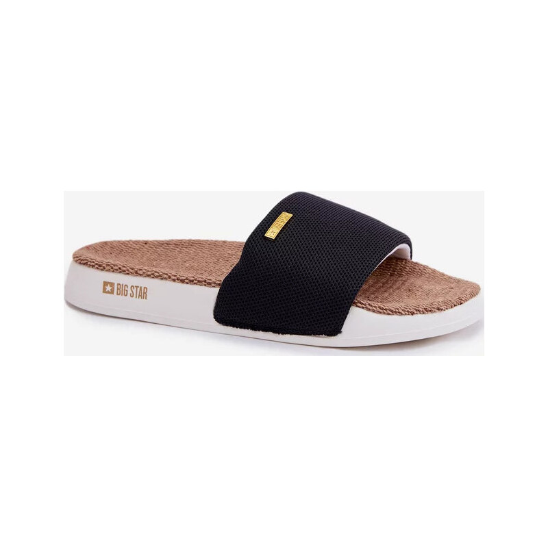 Čierne dámske šľapky Big Star 68223041