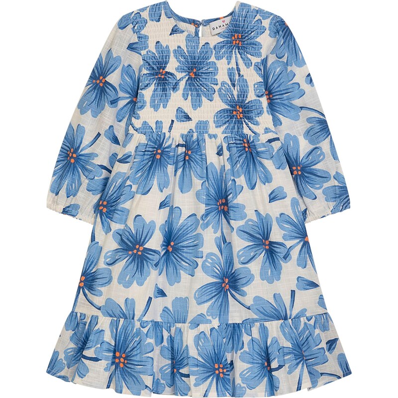 Danamade Šaty námornícka modrá / svetlomodrá / oranžová / biela 68243267