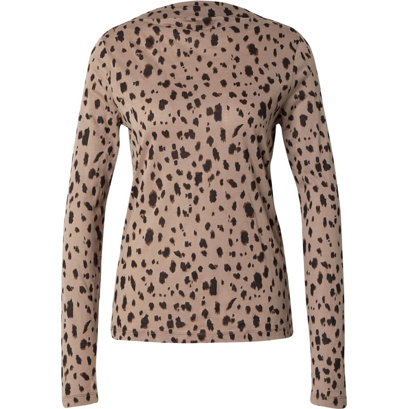 ARMEDANGELS Tričko béžová / hnedá / čierna 68243276