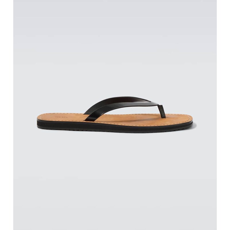 The Row City leather thong sandals 68224924