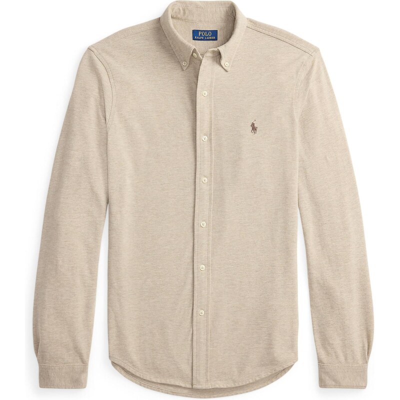 Polo Ralph Lauren Košeľa béžová melírovaná 68243391