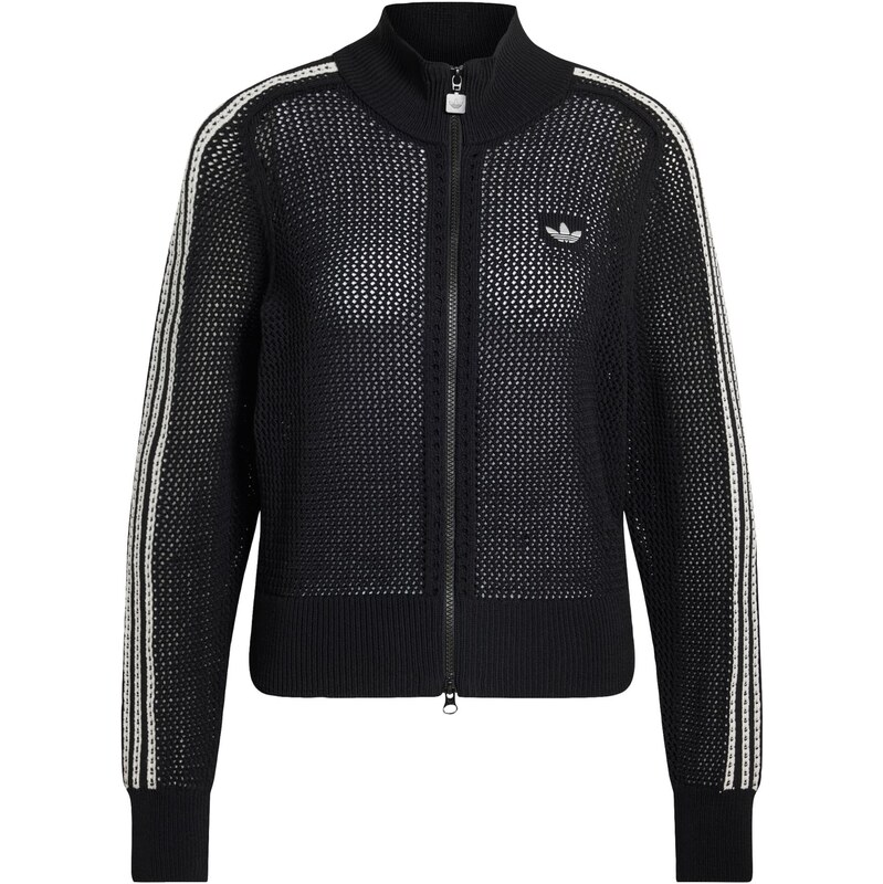 ADIDAS ORIGINALS Kardigán Firebird čierna / biela 68243707