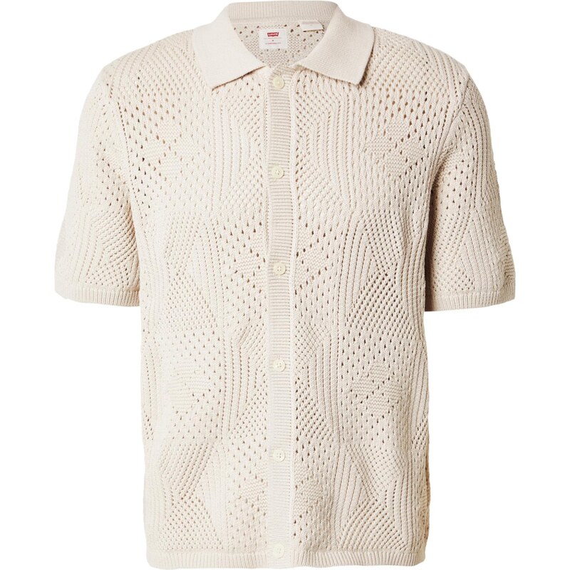 LEVIS Kardigán Sweater Camp Shirt béžová 68243812