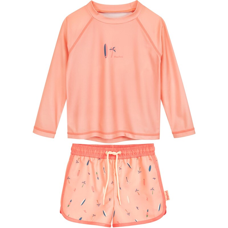 PLAYSHOES Ochrana proti UV žiareniu Surf Palme krémová / tmavomodrá / 68244222