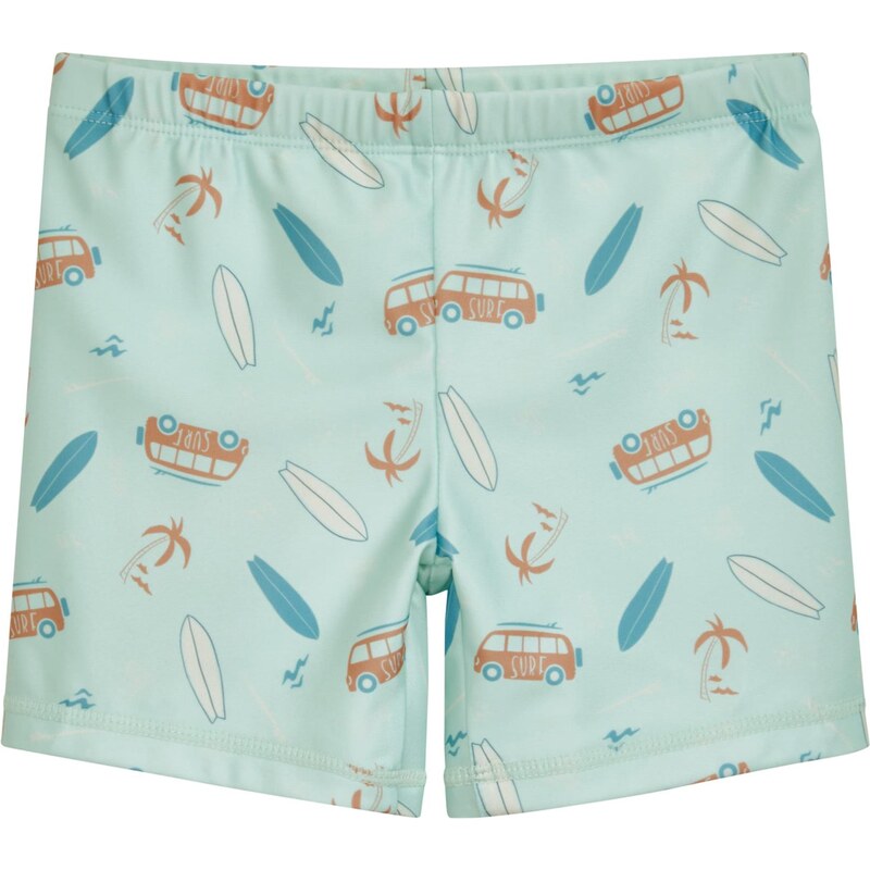 PLAYSHOES Plavecké šortky azúrová / hnedá / mätová / šedobiela 68244187