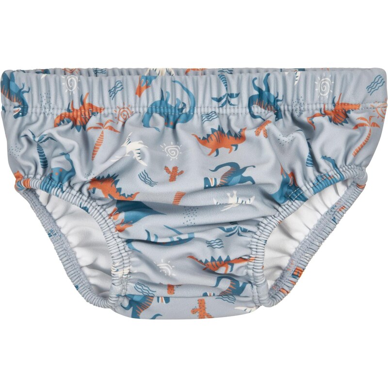 PLAYSHOES Plavky Dino dymovo modrá / tmavomodrá / homárová / šedobiela 68244251