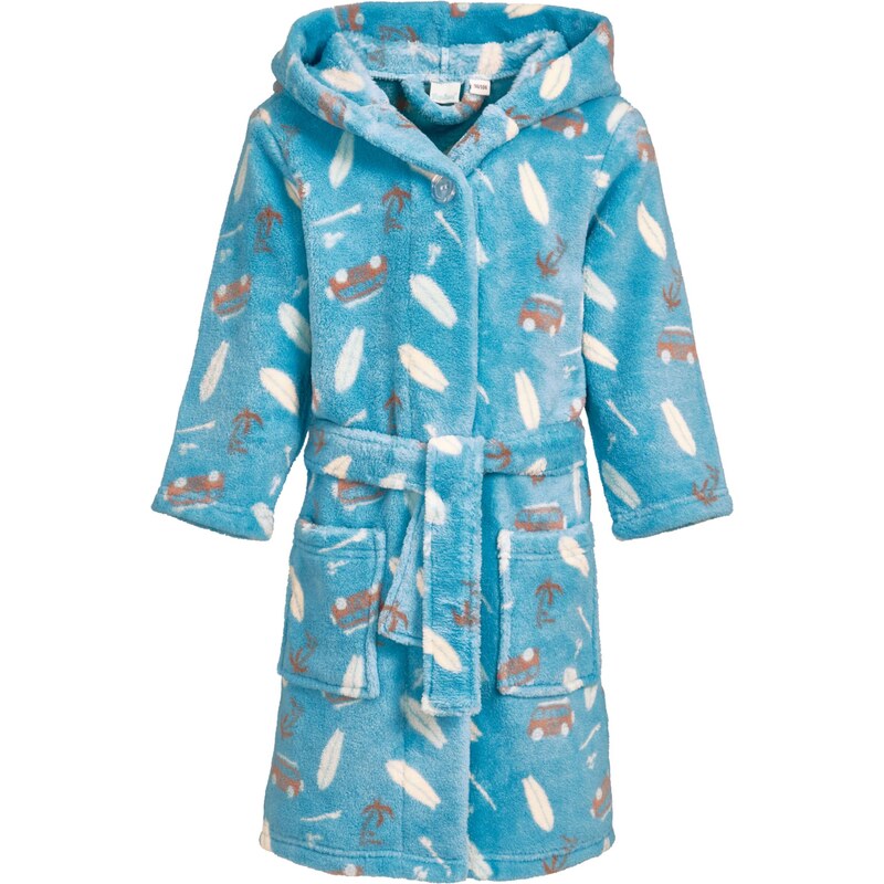 PLAYSHOES Župan tyrkysová / tmavooranžová / biela 68244359