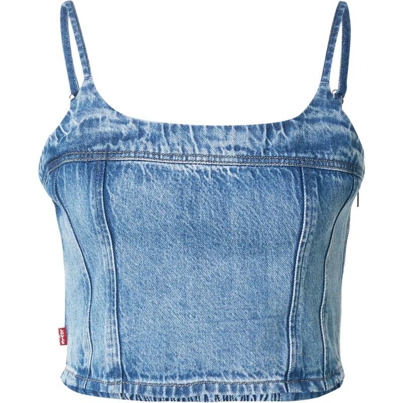 LEVIS Top Jadine Denim Cami Tank Top modrá denim 68244464
