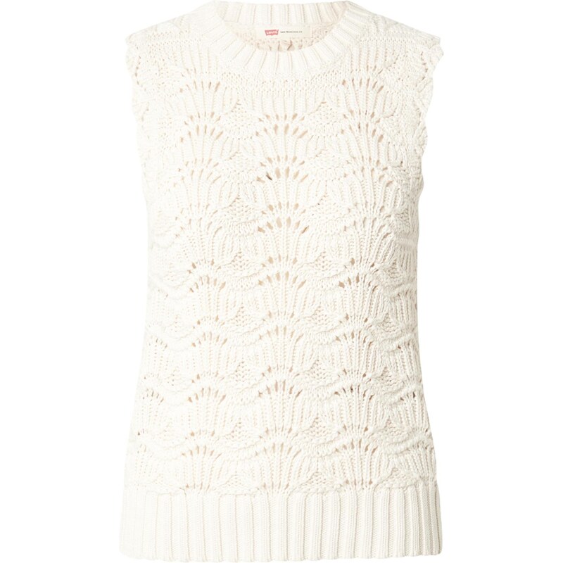 LEVIS Vyšívaný top Hope Crochet Tank Top prírodná biela 68244466