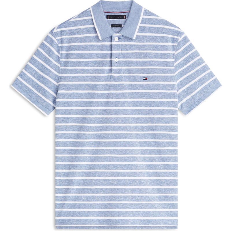 TOMMY HILFIGER Tričko dymovo modrá / biela 68259953