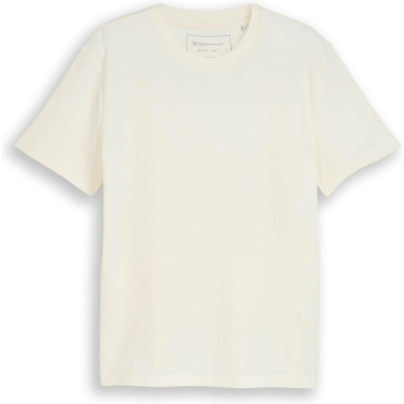 TOM TAILOR DENIM Tričko biela ako vlna 68260570