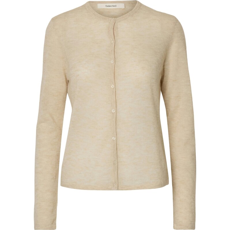 SELECTED Kardigán SLFSHIRLEY béžová 68260583