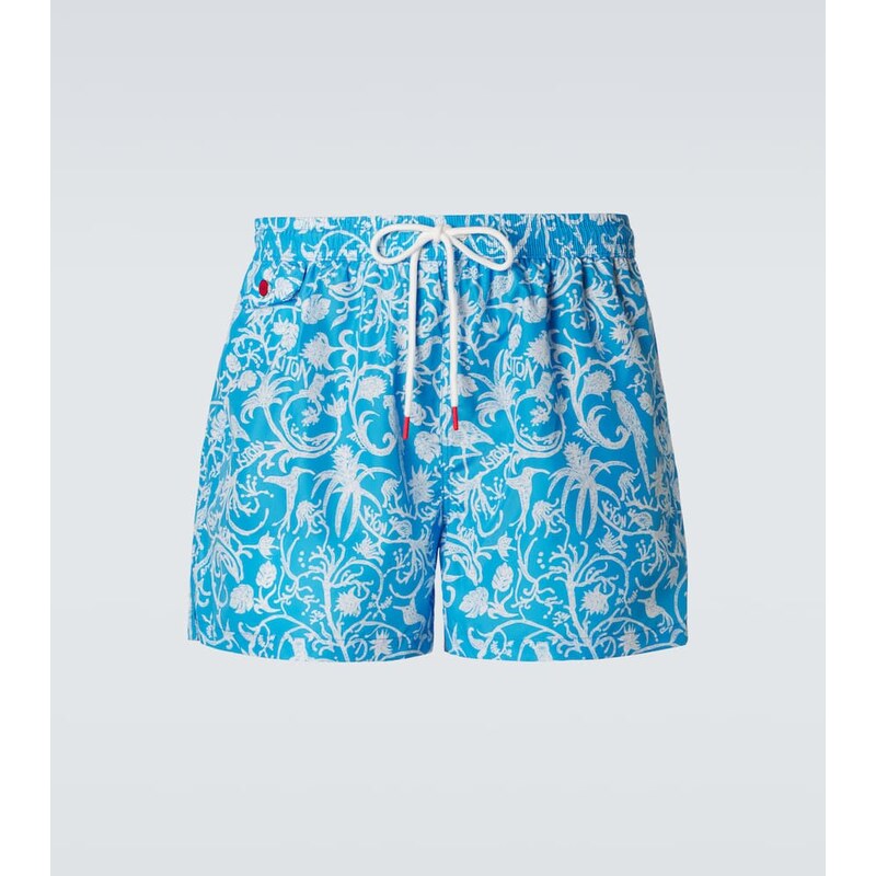 Kiton Printed swim trunks 68258858