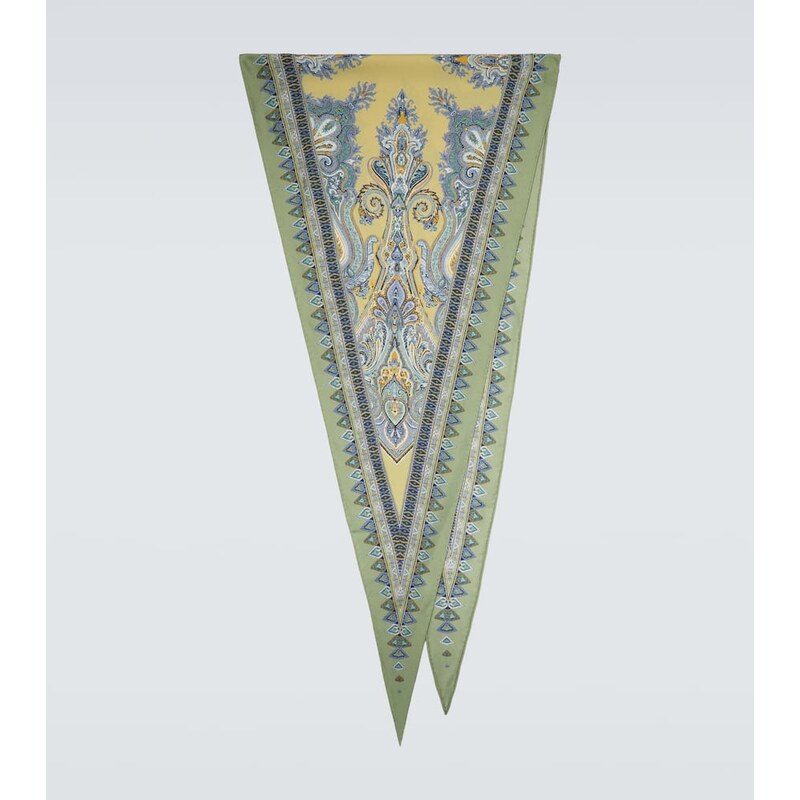 Etro Printed silk scarf 68292220
