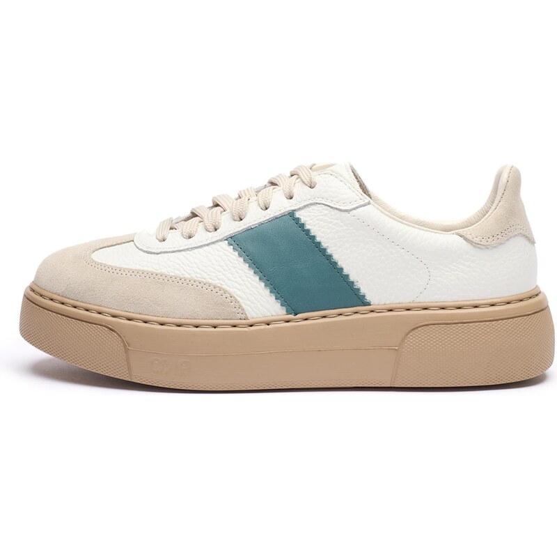 RYŁKO Nízke tenisky béžová / nefritová / biela 68260630