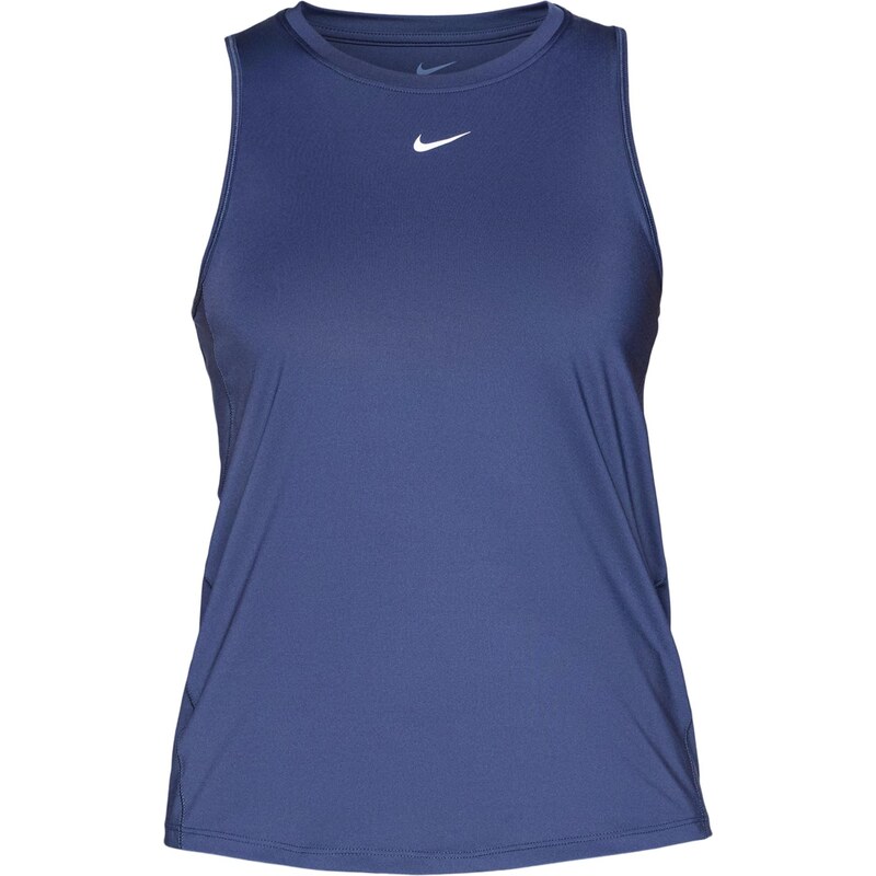 NIKE Športový top ONE CLASSIC námornícka modrá / biela 68260698