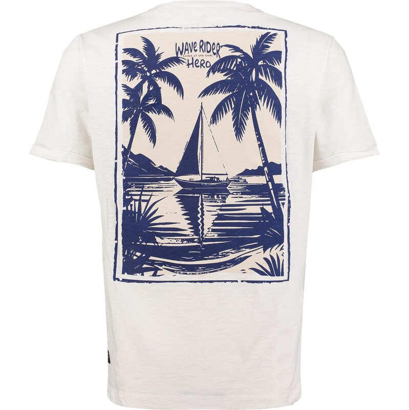 Key Largo Tričko KLHero námornícka modrá / prírodná biela 68260724