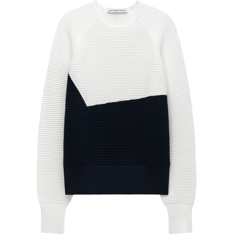 Adolfo Dominguez Sveter nebielená / námornícka modrá 68260727