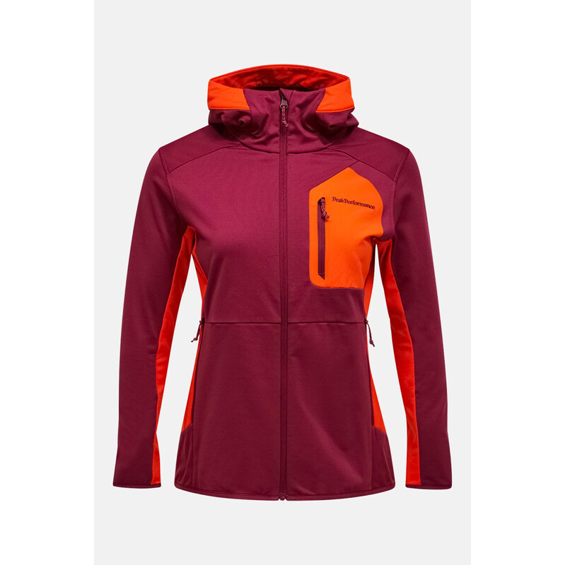 MIKINA PEAK PERFORMANCE W UTILITY LIGHT ZIP HOOD 68237838