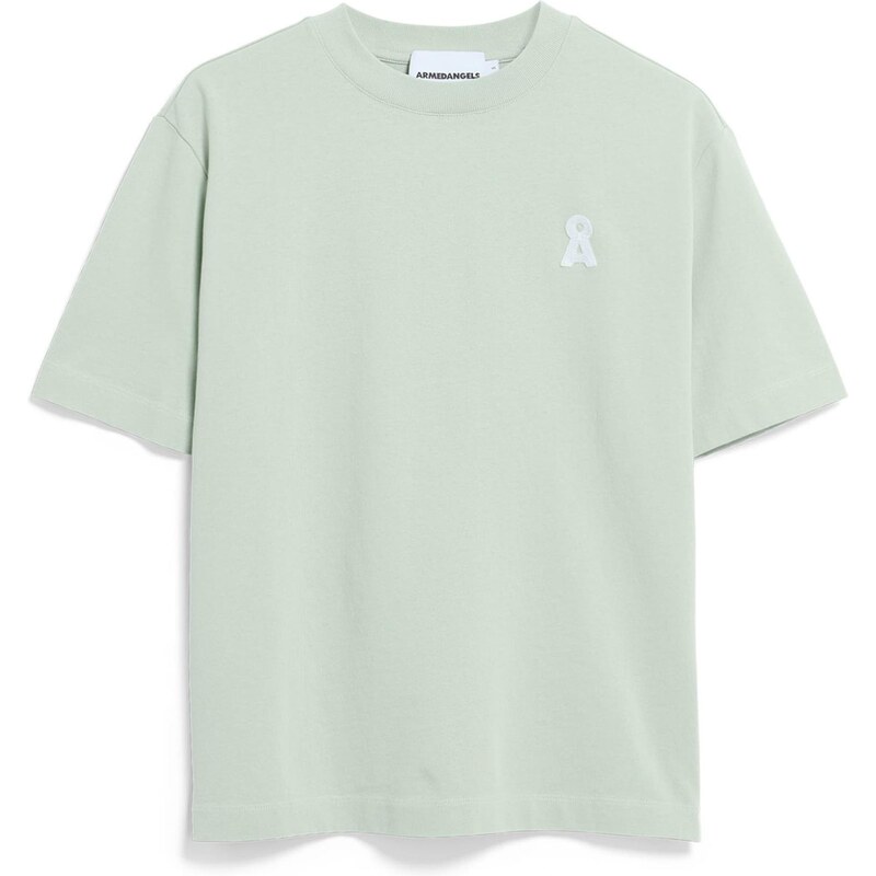 ARMEDANGELS Tričko Tarjaa pastelovo zelená / biela 68260857