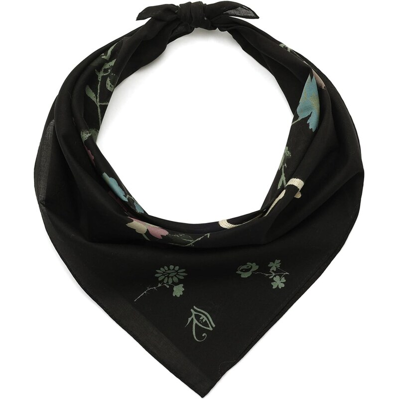 AllSaints Šatka Fleur De Lis čierna 68260863