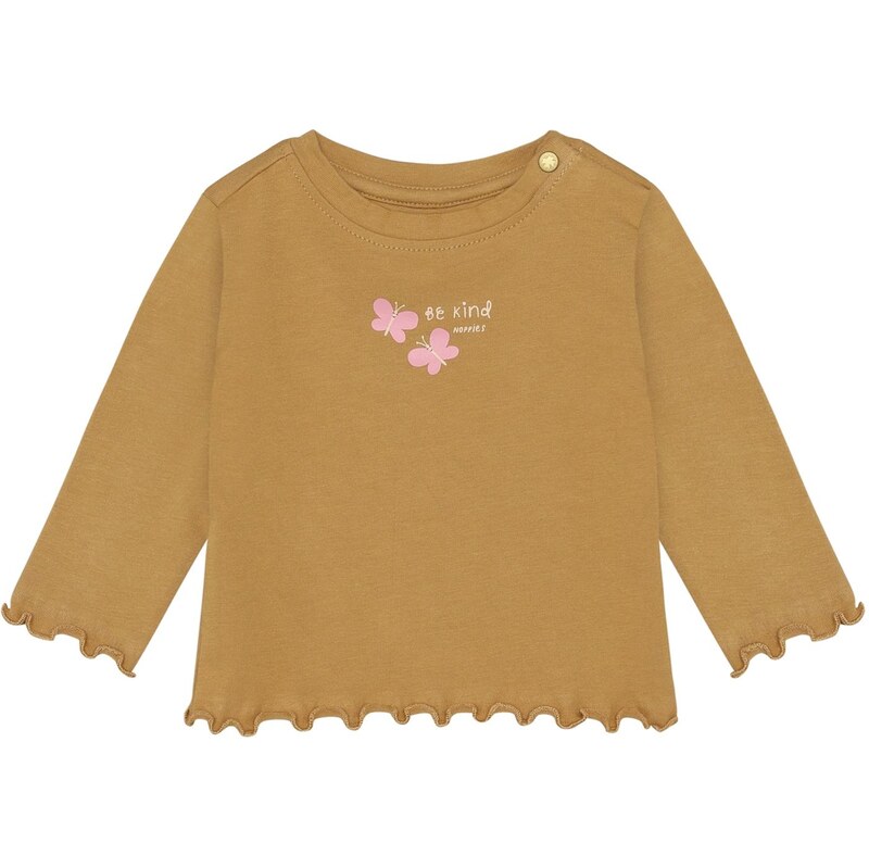 Noppies Tričko hnedá / ružová / biela 68260882