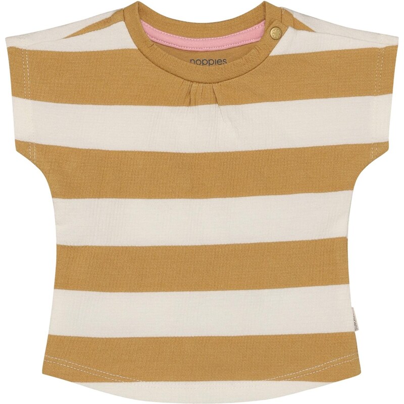 Noppies Tričko farba ťavej srsti / biela 68260892