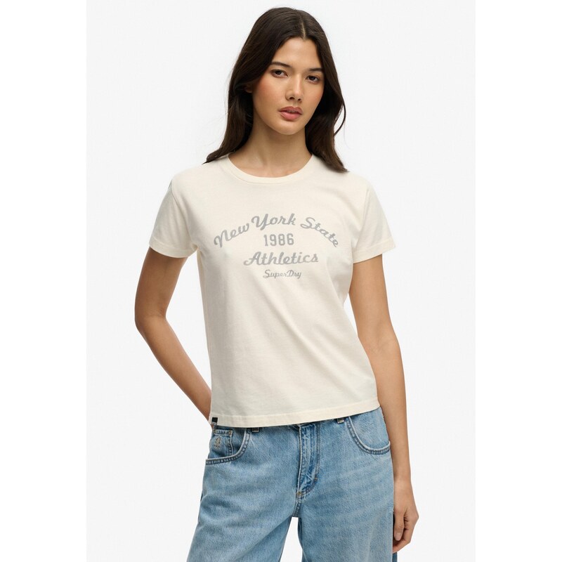 Superdry & Co Tričko Athletic Essentials antracitová / šedobiela 68260944